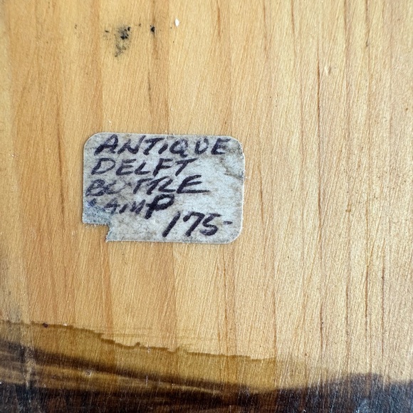 Delft Blue Gin Bottle Lamp.  Works! - Picture 9 of 10